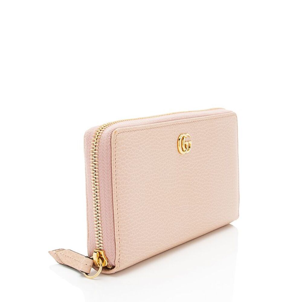 Gucci Leather GG Marmont Zip Around Wallet - Picture 2 of 12